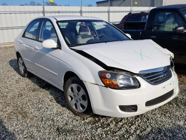 KNAFE221695634505 - 2009 KIA SPECTRA EX WHITE photo 1