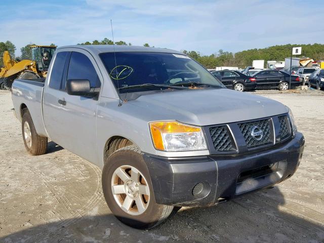 1N6BA06A58N300022 - 2008 NISSAN TITAN XE SILVER photo 1