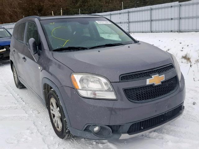 KL77P2EM6CK589157 - 2012 CHEVROLET ORLANDO LT GRAY photo 1