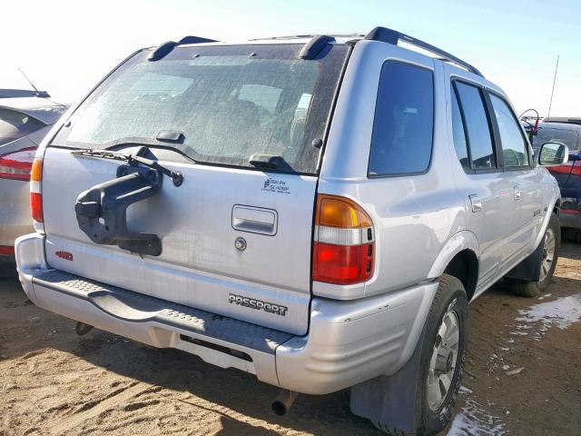 4S6CM58W1X4423019 - 1999 HONDA PASSPORT E SILVER photo 4