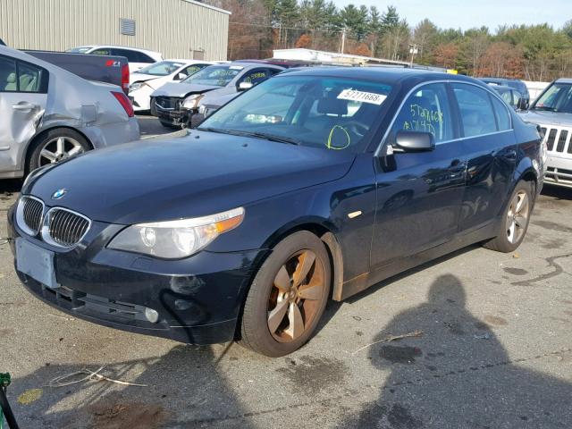 WBANF33587CS39220 - 2007 BMW 525 XI BLACK photo 2