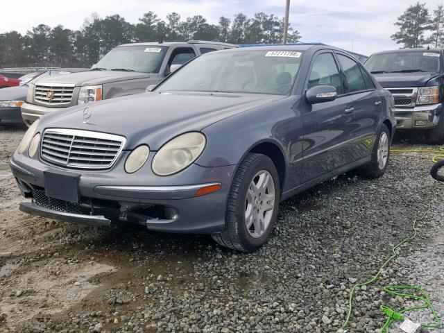 WDBUF56J86A756979 - 2006 MERCEDES-BENZ E 350 BLUE photo 2