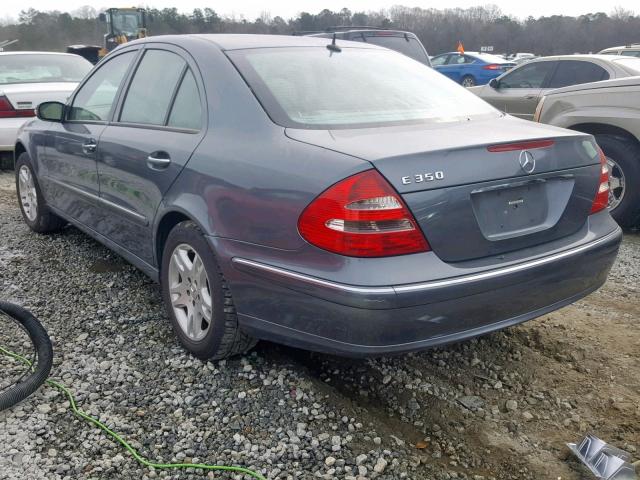 WDBUF56J86A756979 - 2006 MERCEDES-BENZ E 350 BLUE photo 3