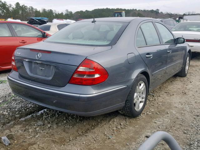 WDBUF56J86A756979 - 2006 MERCEDES-BENZ E 350 BLUE photo 4