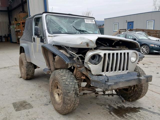 1J4FA44S56P747887 - 2006 JEEP WRANGLER / SILVER photo 1