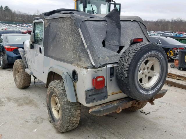 1J4FA44S56P747887 - 2006 JEEP WRANGLER / SILVER photo 3