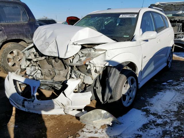 5Y2SL65846Z409057 - 2006 PONTIAC VIBE WHITE photo 2