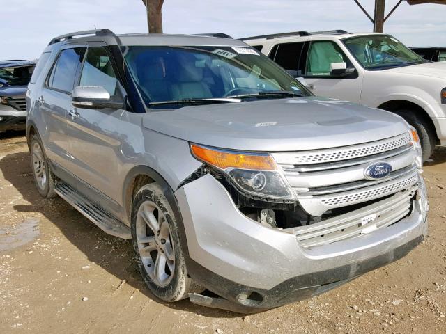 1FM5K7F8XFGA05157 - 2015 FORD EXPLORER L SILVER photo 1