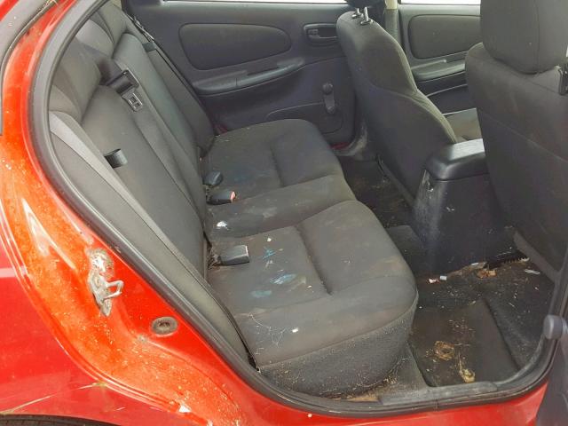 1B3ES26C05D219314 - 2005 DODGE NEON BASE RED photo 6