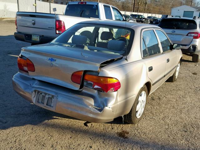 1Y1SK528X1Z433093 - 2001 CHEVROLET GEO PRIZM BEIGE photo 4