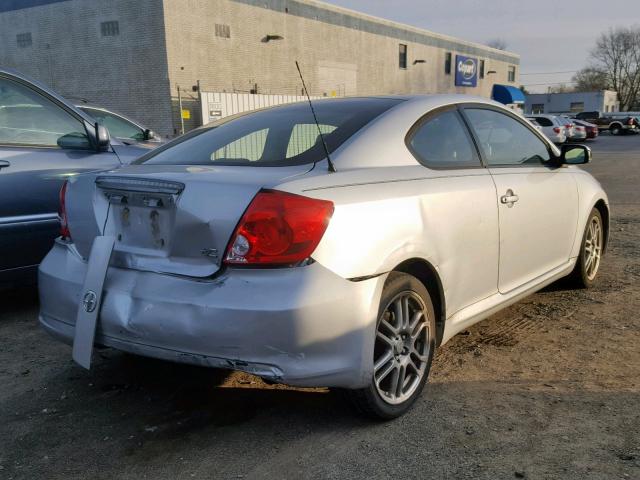 JTKDE167450049067 - 2005 TOYOTA SCION TC 银色 照片 4