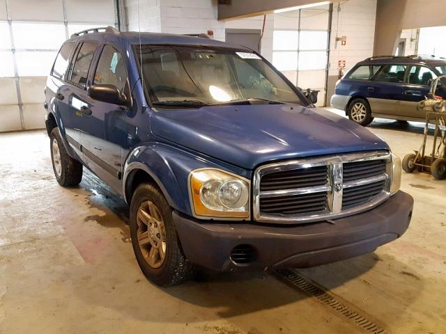 1D4HB38N25F621116 - 2005 DODGE DURANGO ST BLUE photo 1