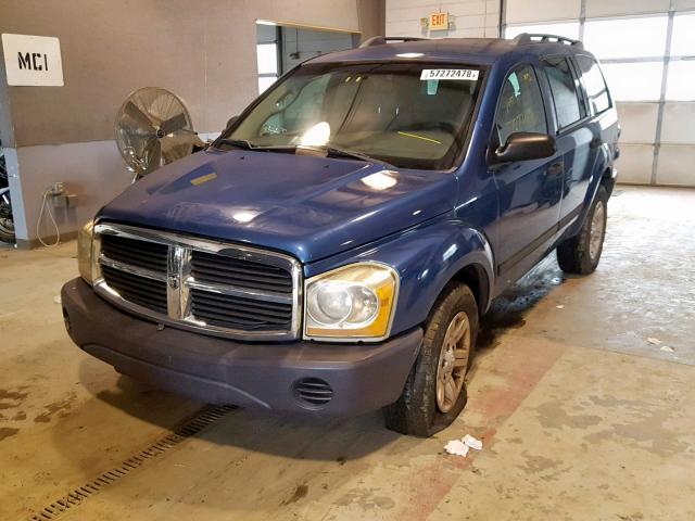 1D4HB38N25F621116 - 2005 DODGE DURANGO ST BLUE photo 2