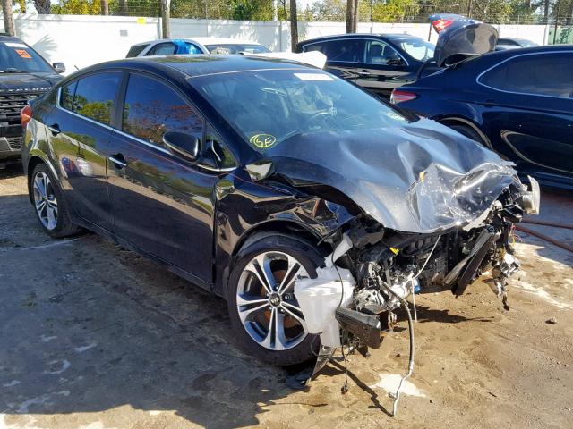 KNAFX4A81G5575543 - 2016 KIA FORTE EX BLACK photo 1