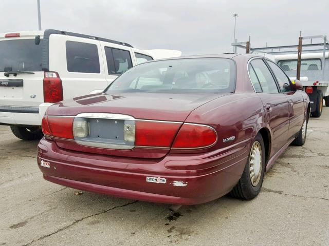 1G4HP54K62U228745 - 2002 BUICK LESABRE CU RED photo 4