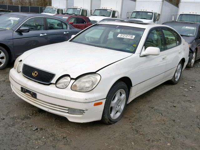 JT8BD68S8X0070005 - 1999 LEXUS GS 300 WHITE photo 9