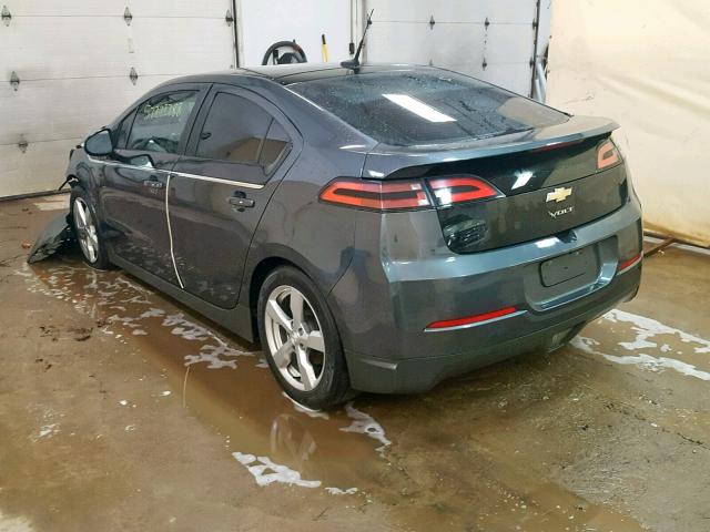 1G1RA6E41CU116610 - 2012 CHEVROLET VOLT GRAY photo 3