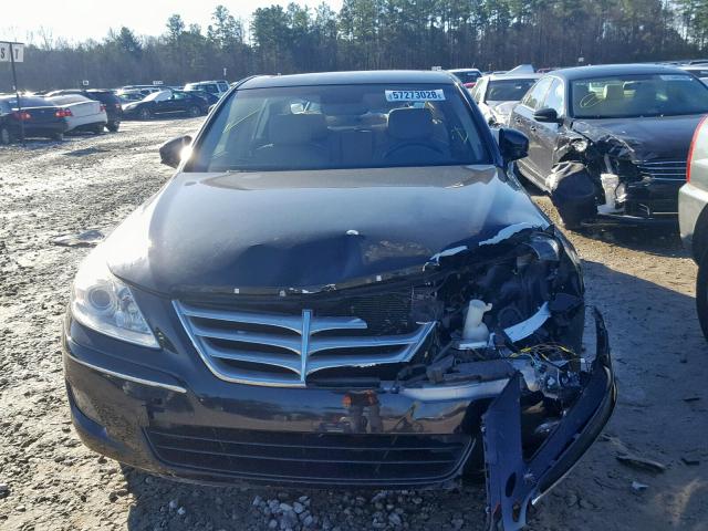 KMHGC46E49U058727 - 2009 HYUNDAI GENESIS 3. BLACK photo 9