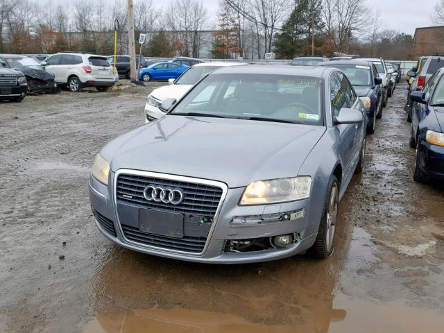 WAULL44E96N010844 - 2006 AUDI A8 4.2 QUA SILVER photo 2