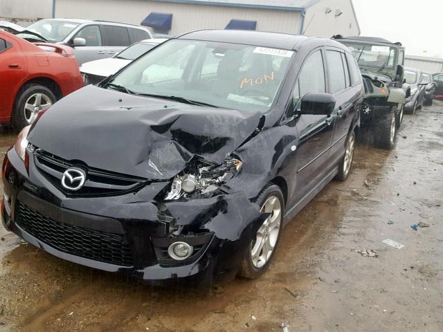 JM1CR293490335660 - 2009 MAZDA 5 BLACK photo 2