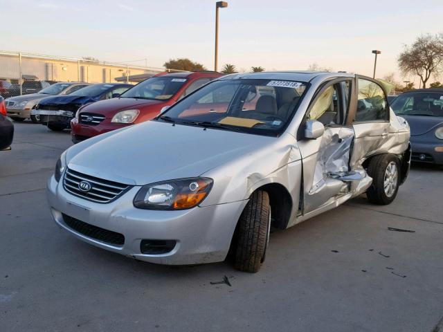 KNAFE222895644896 - 2009 KIA SPECTRA EX SILVER photo 2