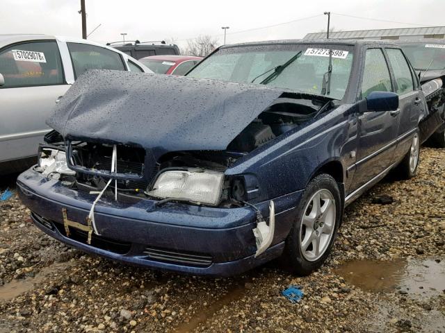 YV1LS55A9X1579817 - 1999 VOLVO S70 BLUE photo 2