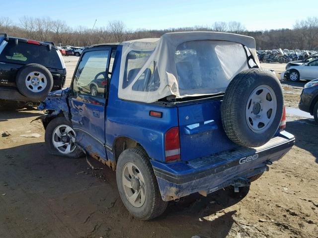 2CNBJ18U1P6929677 - 1993 GEO TRACKER BLUE photo 3