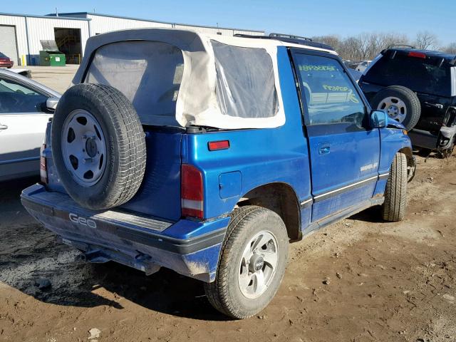 2CNBJ18U1P6929677 - 1993 GEO TRACKER BLUE photo 4