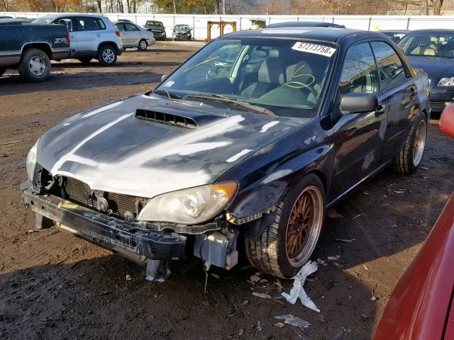 JF1GD79686G503252 - 2006 SUBARU IMPREZA WR BLACK photo 2