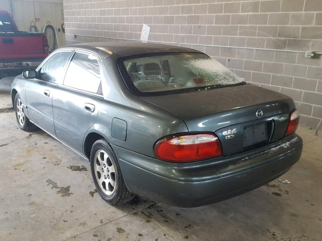 1YVGF22C2Y5145808 - 2000 MAZDA 626 ES GREEN photo 3