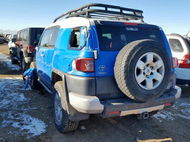 JTEBU11FX70089393 - 2007 TOYOTA FJ CRUISER BLUE photo 3