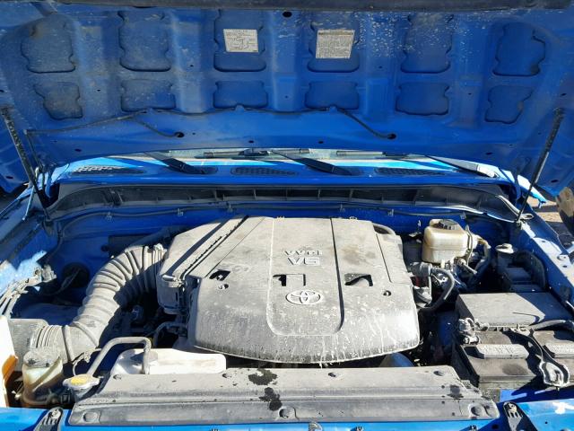 JTEBU11FX70089393 - 2007 TOYOTA FJ CRUISER BLUE photo 7