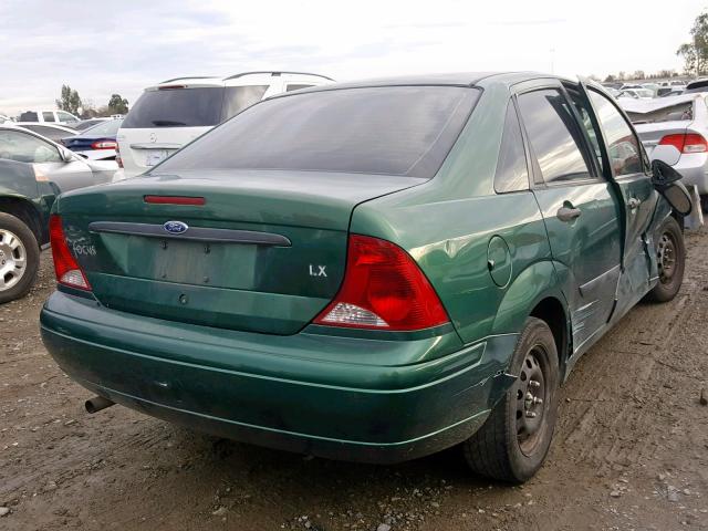 1FAFP33PXYW169229 - 2000 FORD FOCUS LX GREEN photo 4