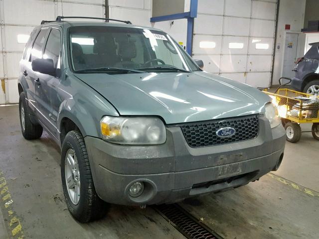 1FMCU96H05KB53116 - 2005 FORD ESCAPE HEV GREEN photo 1