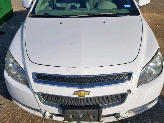 1G1ZC5EU9CF180256 - 2012 CHEVROLET MALIBU 1LT თეთრი ფოტო 10