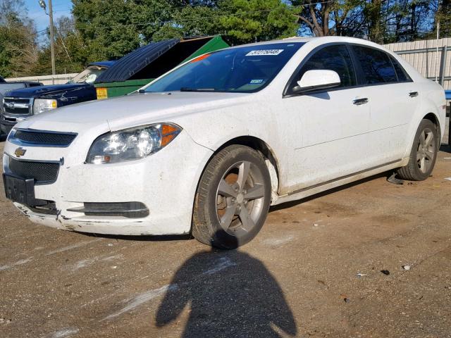 1G1ZC5EU9CF180256 - 2012 CHEVROLET MALIBU 1LT თეთრი ფოტო 2