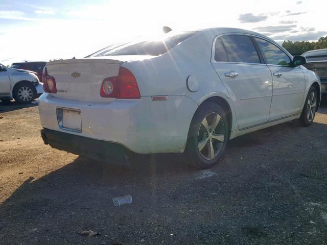 1G1ZC5EU9CF180256 - 2012 CHEVROLET MALIBU 1LT თეთრი ფოტო 4