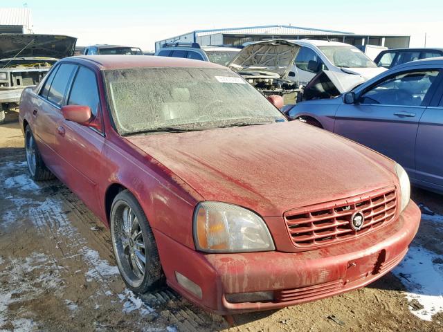 1G6KF579XYU353054 - 2000 CADILLAC DEVILLE DT BURGUNDY photo 1