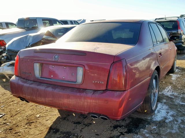 1G6KF579XYU353054 - 2000 CADILLAC DEVILLE DT BURGUNDY photo 4