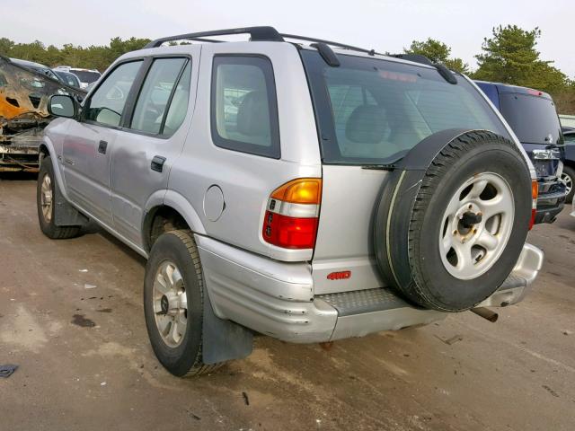 4S6DM58W224400782 - 2002 HONDA PASSPORT E ვერცხლისფერი ფოტო 3