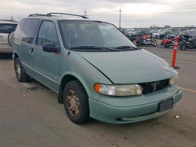 4N2DN11W7TD846695 - 1996 NISSAN QUEST XE GREEN photo 1