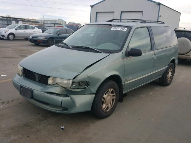 4N2DN11W7TD846695 - 1996 NISSAN QUEST XE GREEN photo 2