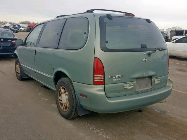 4N2DN11W7TD846695 - 1996 NISSAN QUEST XE GREEN photo 3