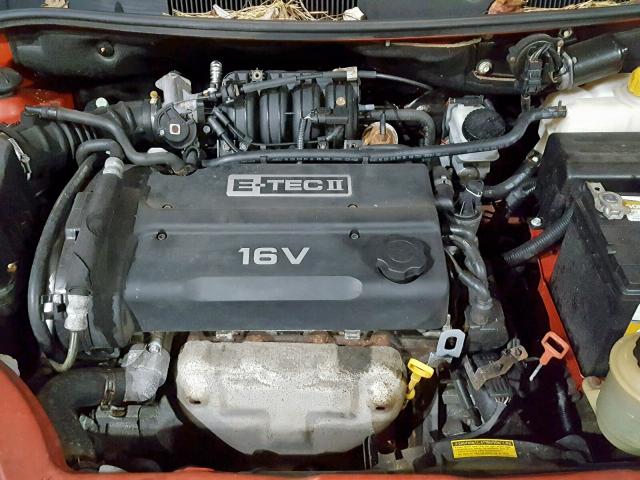 KL1TD52635B463575 - 2005 CHEVROLET AVEO BASE Qırmızı foto 7