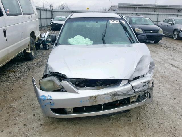 JM1BJ222210445762 - 2001 MAZDA PROTEGE DX SILVER photo 9