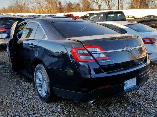 1FAHP2E84GG137197 - 2016 FORD TAURUS SEL BLACK photo 3