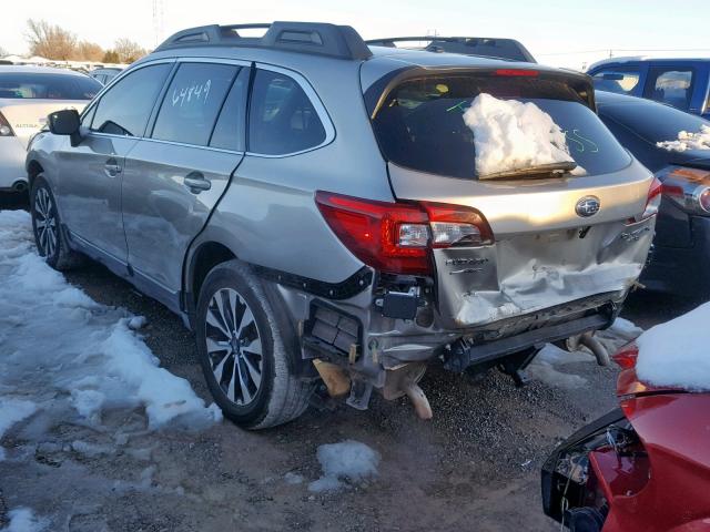 4S4BSENC2F3237689 - 2015 SUBARU OUTBACK 3. GOLD photo 3