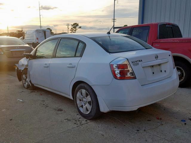 3N1AB61E99L655983 - 2009 NISSAN SENTRA 2.0 WHITE photo 3