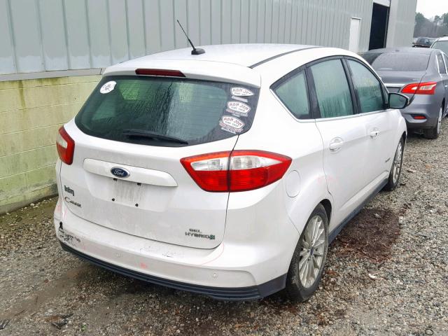 1FADP5BU9DL540547 - 2013 FORD C-MAX SEL WHITE photo 4