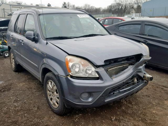 JHLRD78925C043383 - 2005 HONDA CR-V SE GRAY photo 1